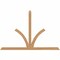 Ekena Millwork Richland Timber Gable Bracket, Western Red Cedar, 84"W x 56"H x 3 1/2"D x 3 1/2"F, 16/12 Pitch GBW084X56X0404RIC00SWR - alternate 1